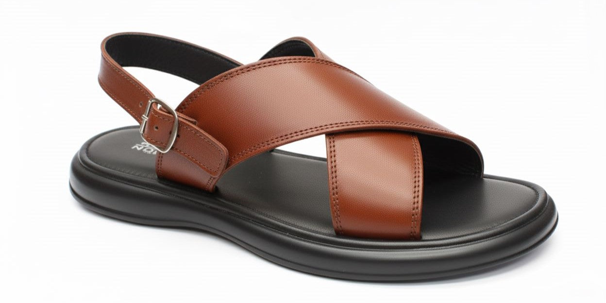 CALZADO TIBURON® HUARACHES CRUZADOS SUAVES HOMBRE