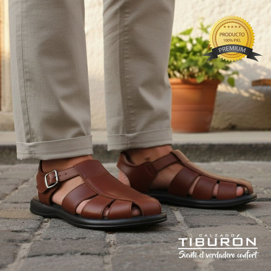 CALZADO TIBURON® SANDALIAS SUAVES CALETILLA HOMBRE