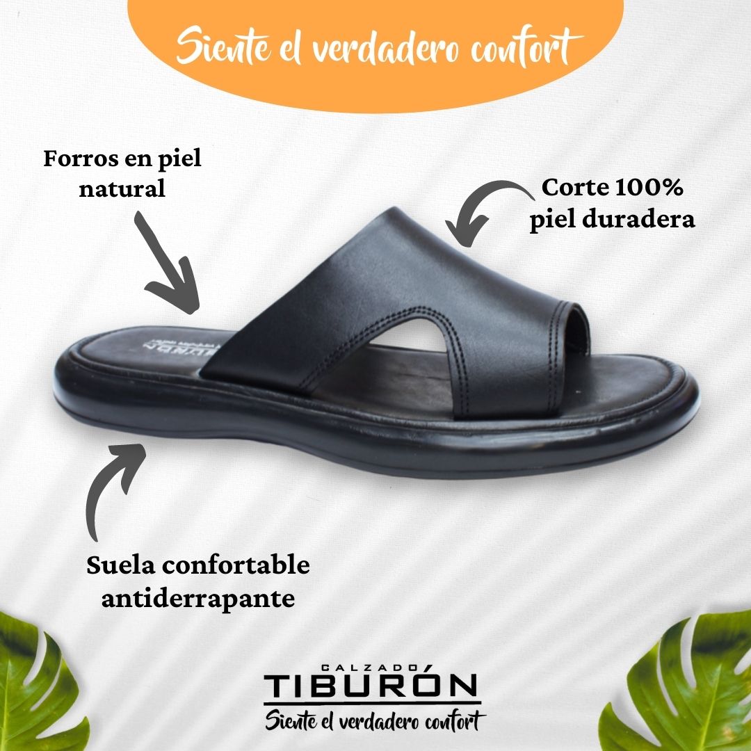 CALZADO TIBURON® SANDALIAS MOD BAÑO SUAVES HOMBRE