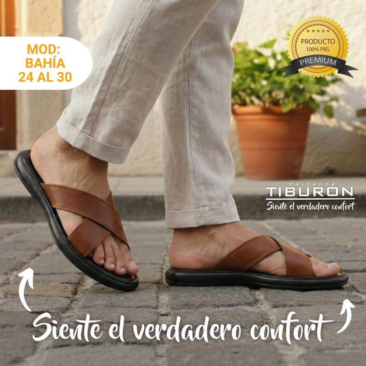 CALZADO TIBURON® SANDALIAS BAHIA SUAVES HOMBRE