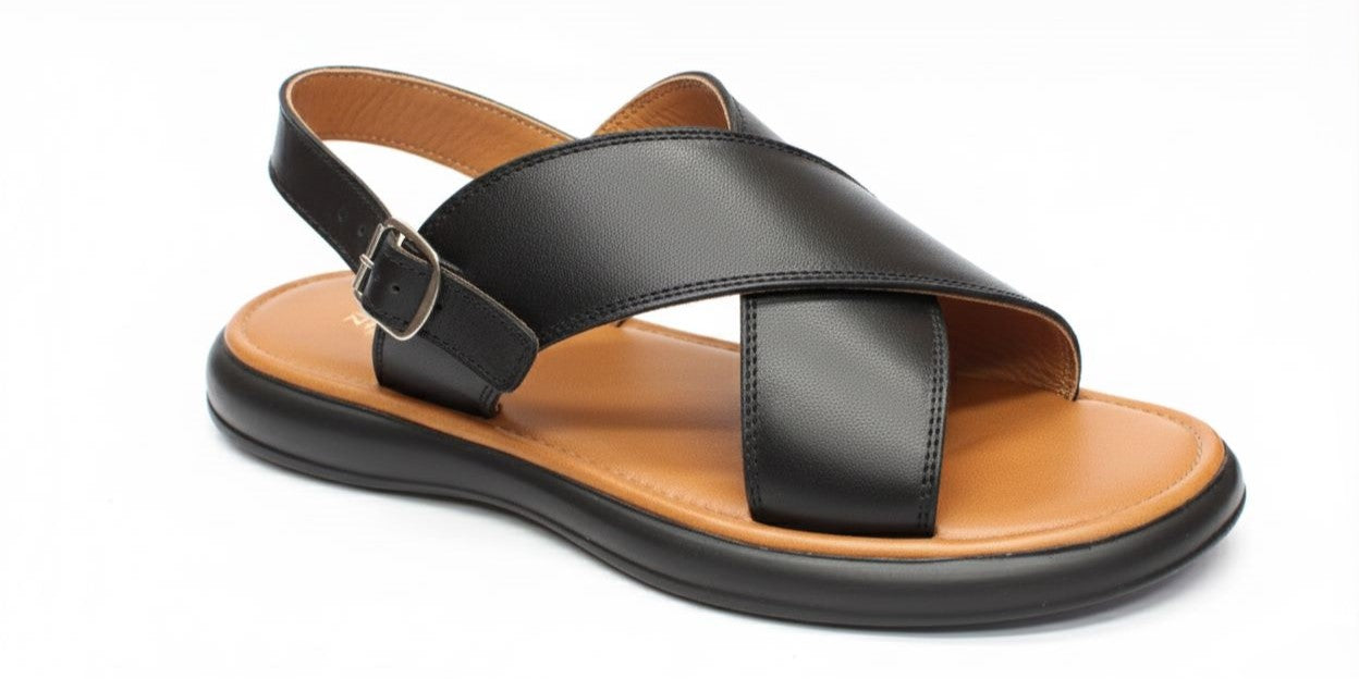 CALZADO TIBURON® HUARACHES CRUZADOS SUAVES HOMBRE