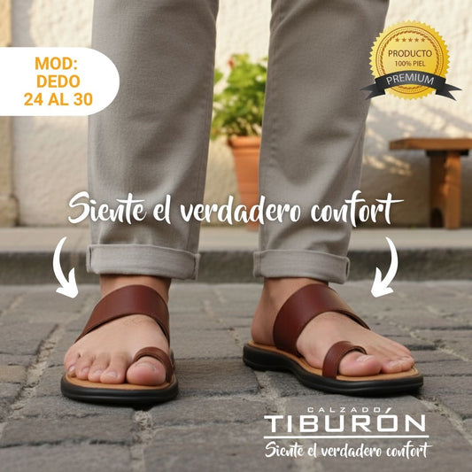 CALZADO TIBURON® SANDALIAS DEDO SUAVES HOMBRE