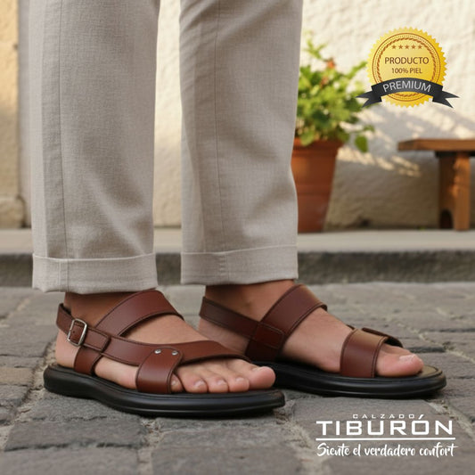 CALZADO TIBURON® SANDALIAS PULL SUAVES HOMBRE