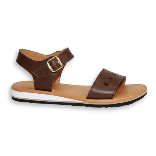 CALZADO TIBURON® SANDALIAS SUAVES DE PIEL PARA MUJER - MOD NIÑA