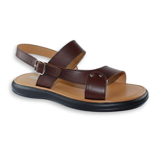 CALZADO TIBURON® SANDALIAS SUAVES DE PIEL PARA HOMBRE - PULL