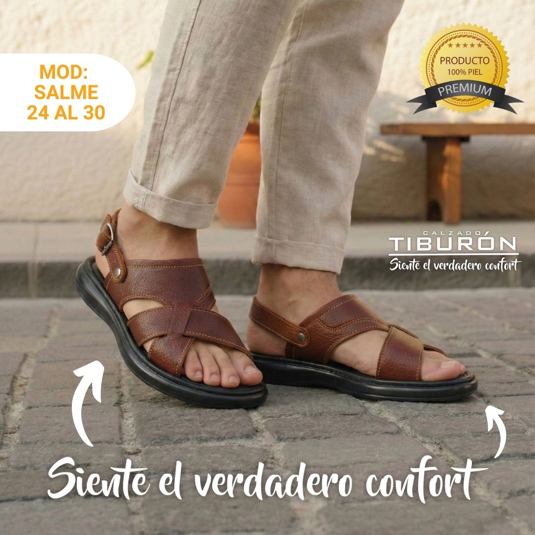 CALZADO TIBURON® SANDALIAS SALME SUAVES HOMBRE
