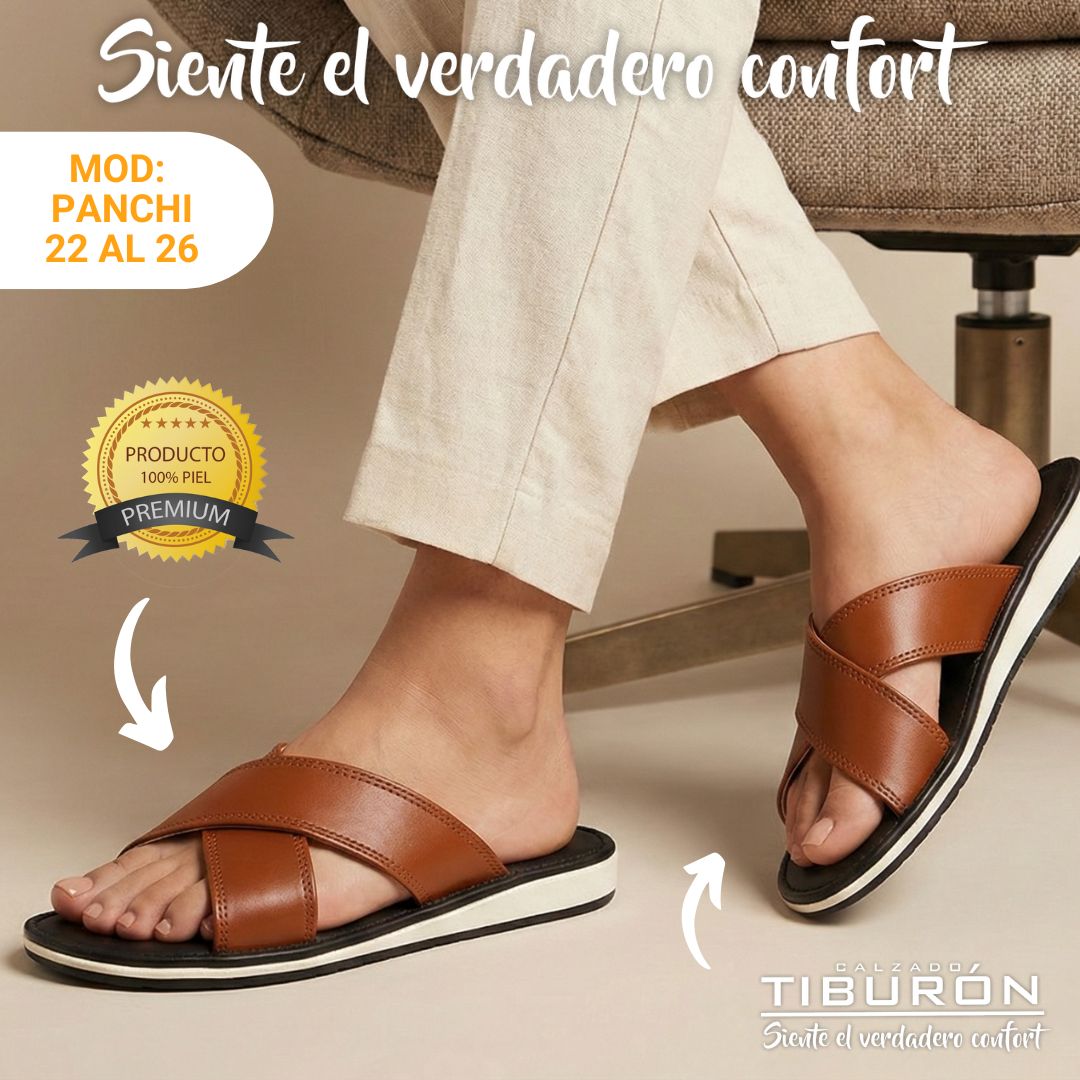 CALZADO TIBURON® SANDALIAS SUAVES PANCHI DAMA