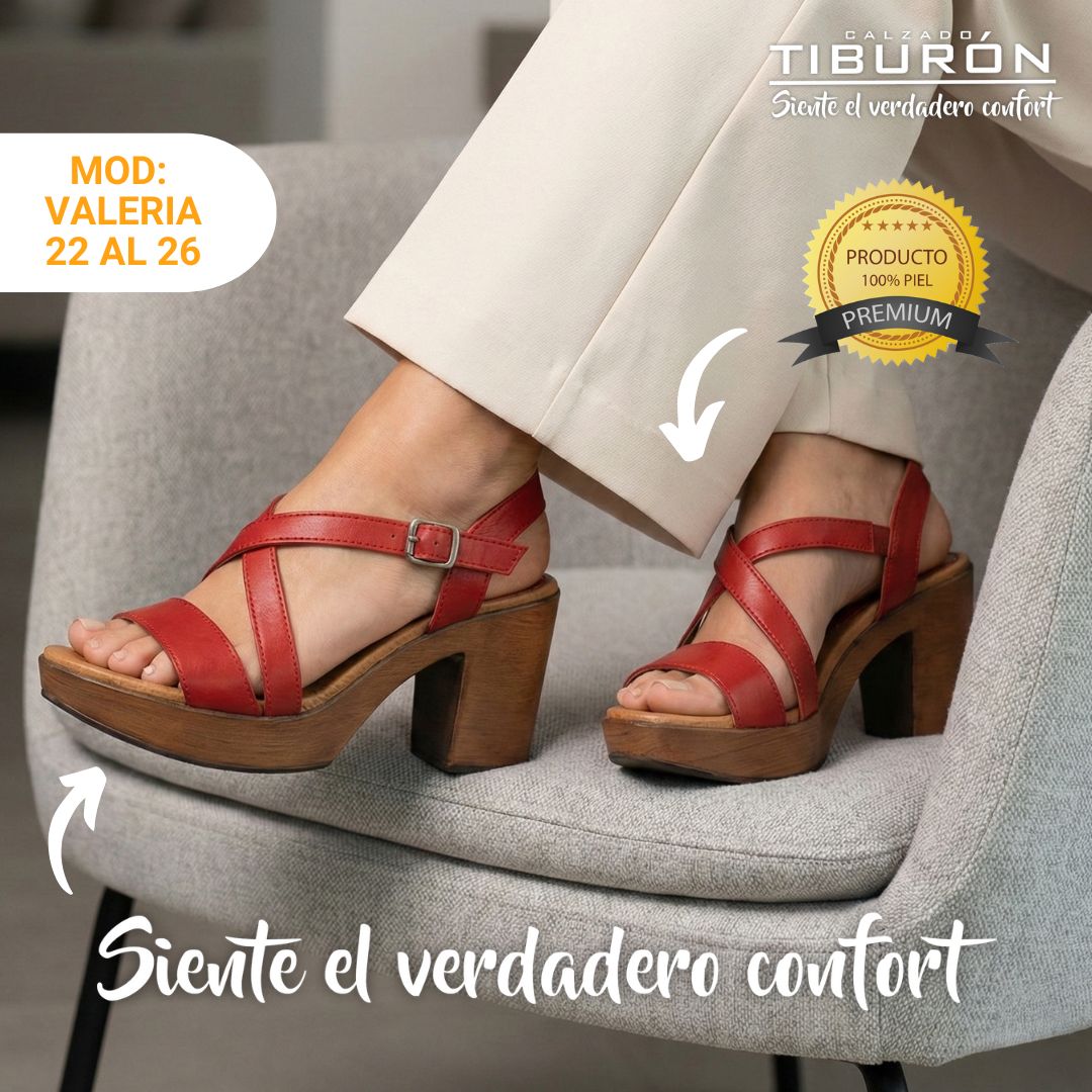 CALZADO TIBURON® SANDALIAS SUAVES VALERIA DAMA